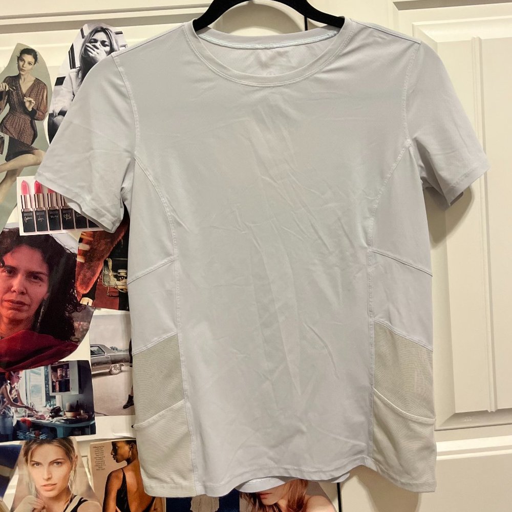 Lululemon light blue short-sleeve